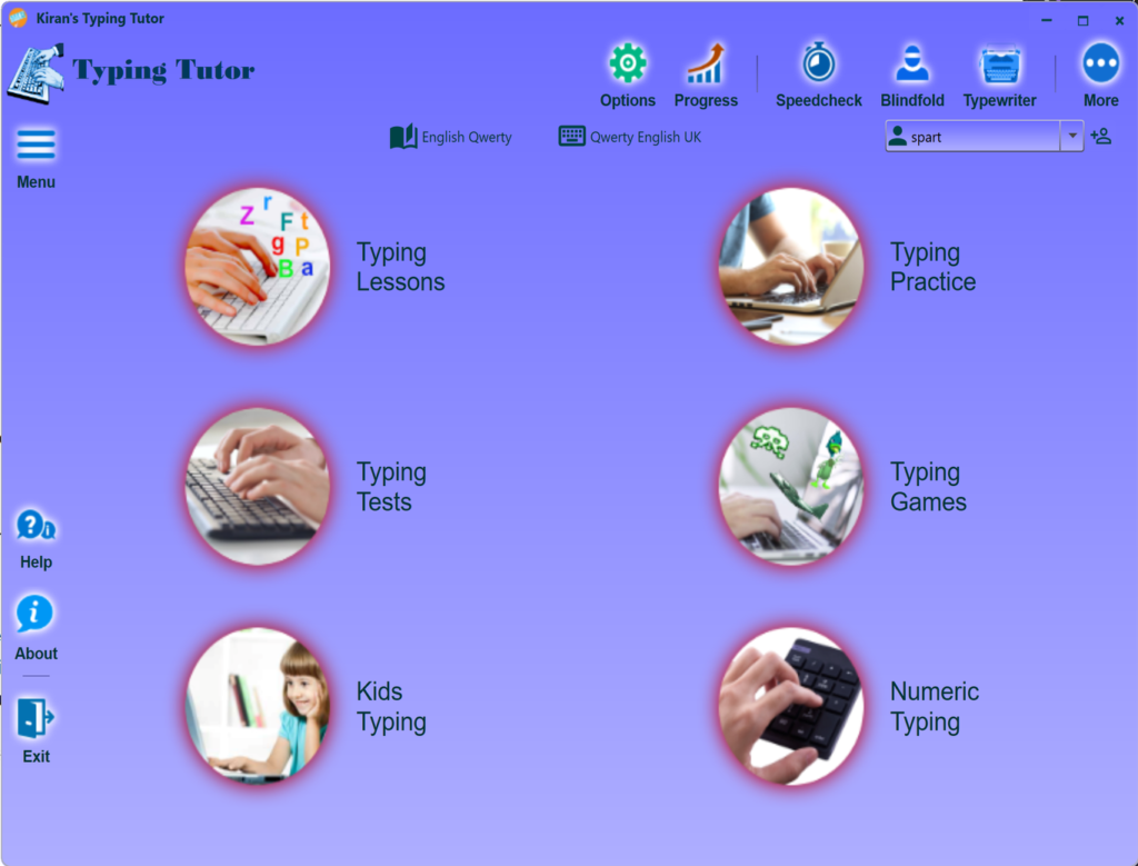 Kiran's Typing Tutor