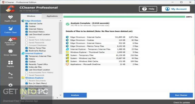 CCleaner Professional Plus 2026 Free Download Getintopc