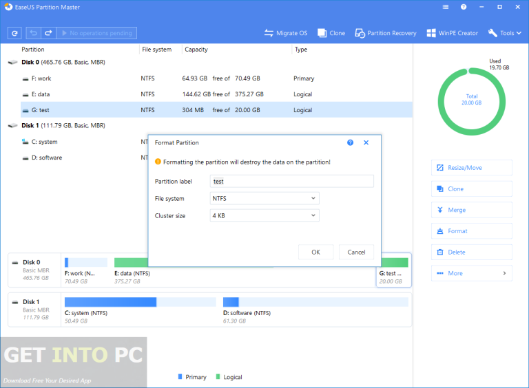 EaseUS Partition Master 2026 Getintopc