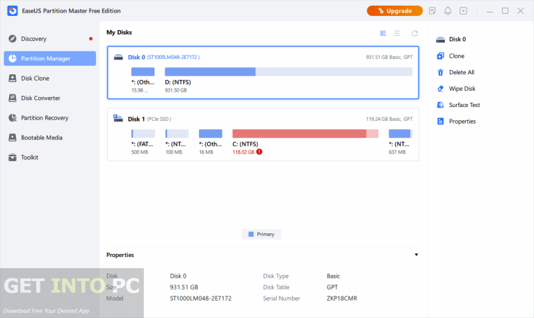 EaseUS Partition Master 2026 Getintopc