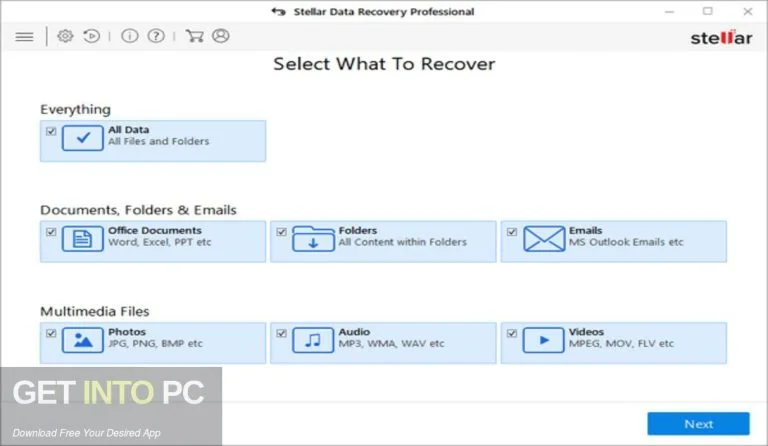 GEtintopc Stellar Data Recovery 2026