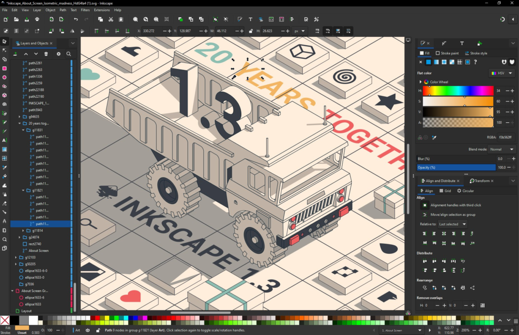 Inkscape Getintopc